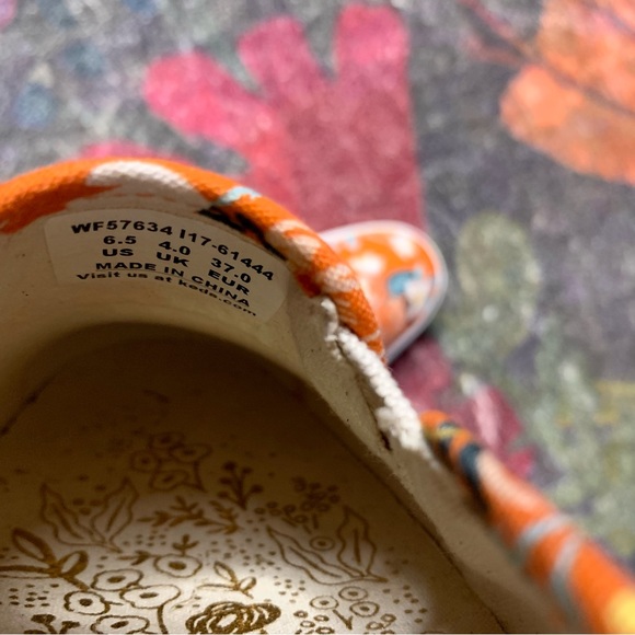 💛 Orange Floral Rifle Paper Co. Keds - Picture 7 of 11